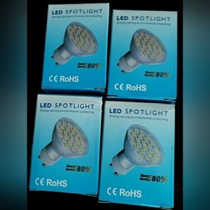 Mengjay 8 Pack GU10 2.5W 110V 48 SMD 2835 LED Energy Saving Light Bulb